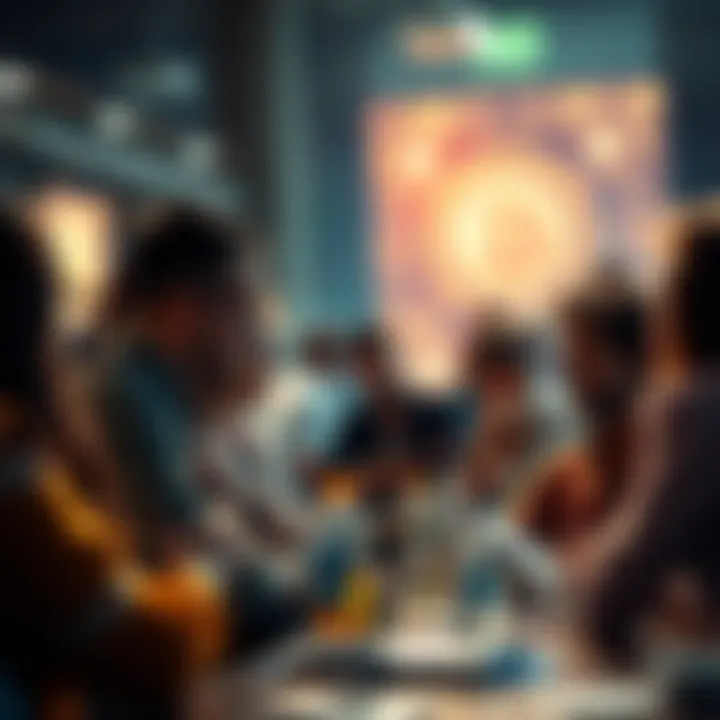 People discussing the complexities of the fiat currency system and cryptocurrency in a lively forum setting