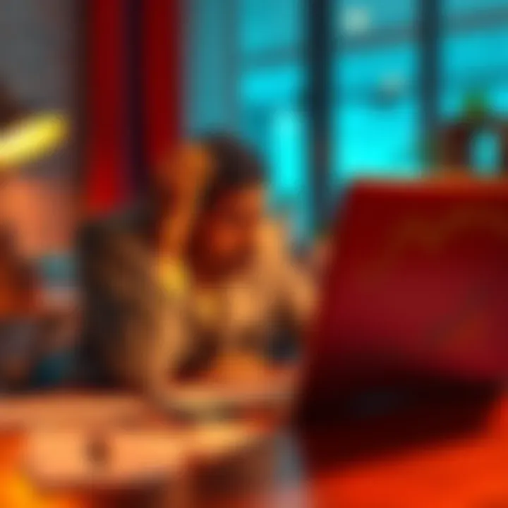 A worried individual sits at a desk with bills and a laptop showing financial graphs, reflecting on a recent loan and business loss.