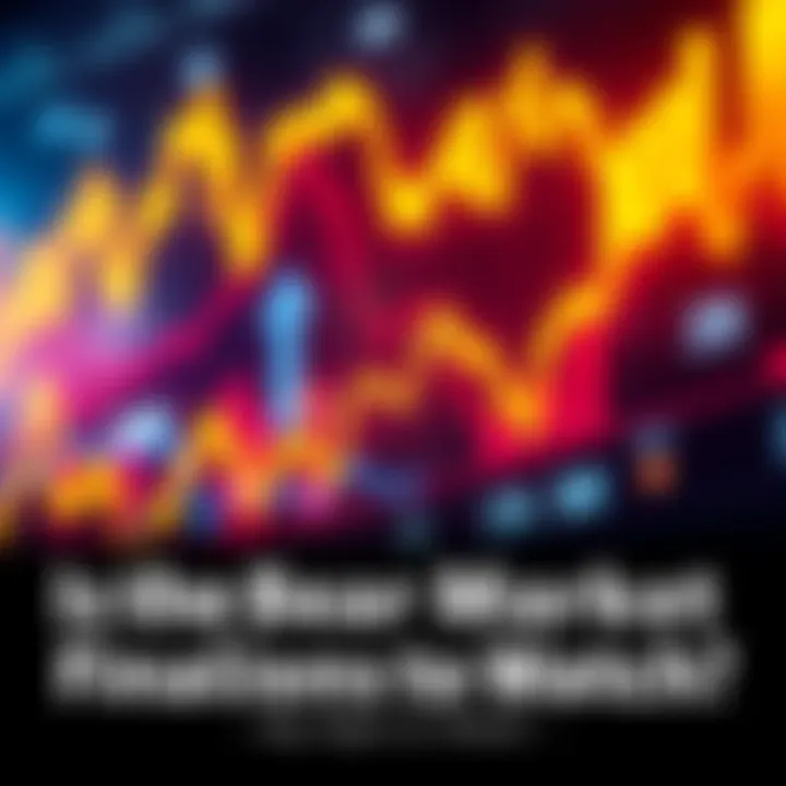 A graph showing rising stock prices, indicating potential end of bear market, with upward arrows and positive investor sentiment.