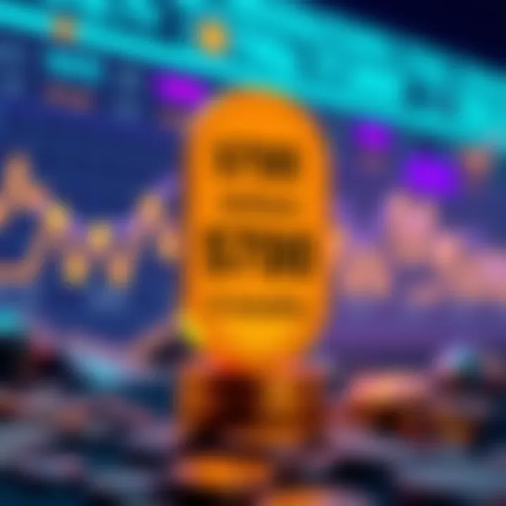 A graphic showing a milestone marker with $700 written on it, alongside a chart indicating earnings growth over six months.