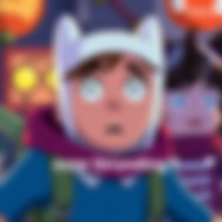 Finn looks surprised as he corrects his statement in the Bonnie and Neddy episode