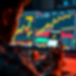 First Time Bitcoin Investment A contrarian investor looking at Bitcoin charts on a computer screen while holding a smartphone with an ETF app open.