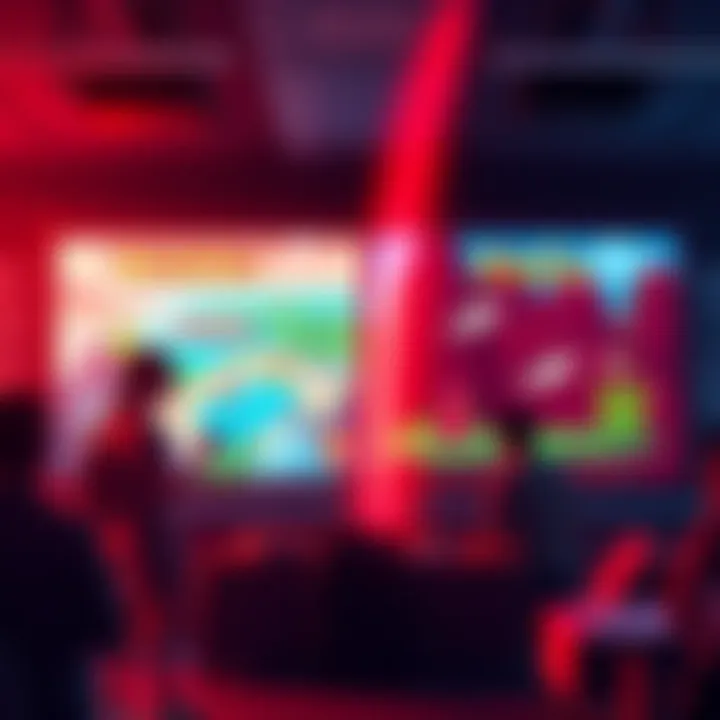 A split-screen showing the new and old versions of a fishing mini-game, with players discussing their preferences. The new version features vibrant graphics, while the old version has classic pixel ar...