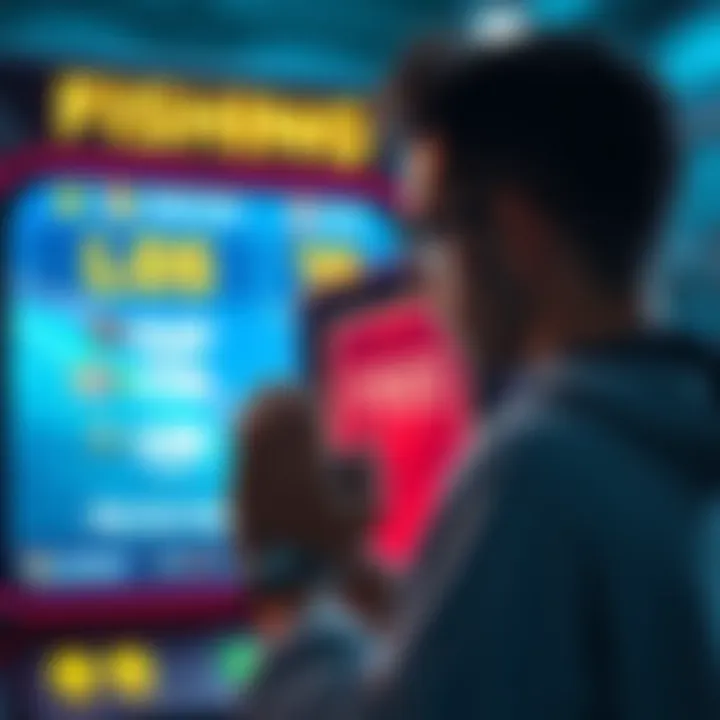 A player looks frustrated while checking their fishing score on a game screen, showing a clear lead but ending in loss.