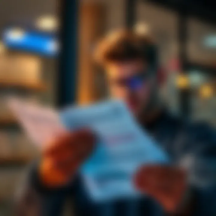 A person reviewing documents and correcting ID information for KYC approval process