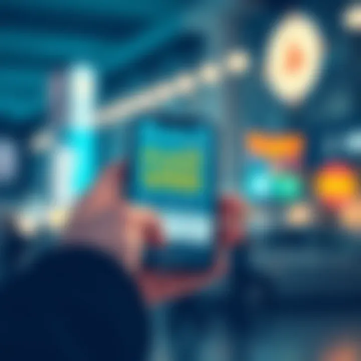 An illustration showing a person holding a smartphone displaying Flash USDT transactions, with a visual representation of free tests and no upfront fees, indicating a partnership opportunity.