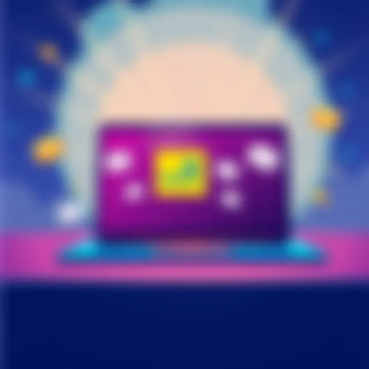 Illustration of laptop displaying Flipkart logo with email notifications about PPI invitations for the 2027 batch