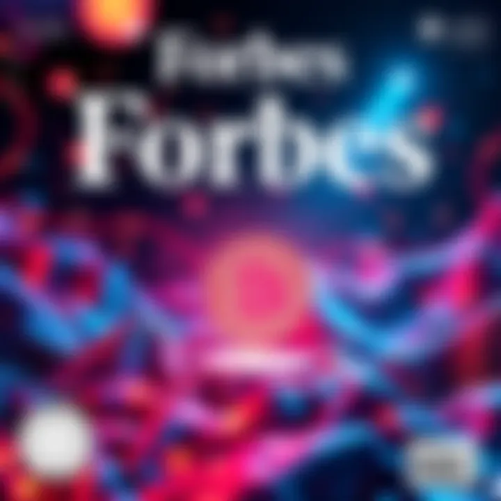 Forbes magazine cover featuring an article about Kaspa cryptocurrency and its potential in 2026, with a bright future theme