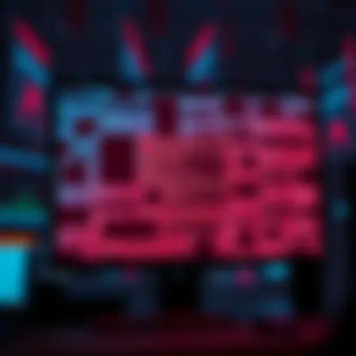 A computer screen displaying a forum page filled with low-effort spam posts, overshadowing meaningful discussions among users