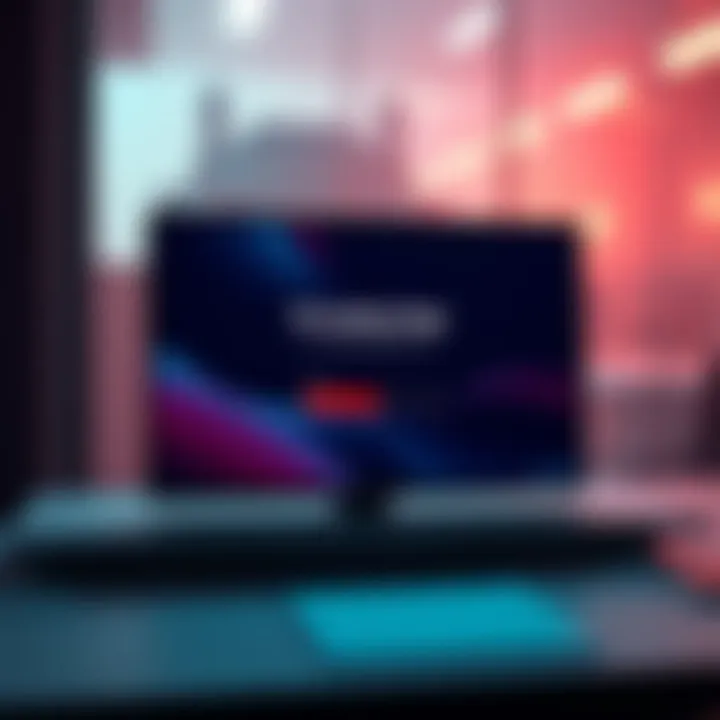 A screen displaying the updated French loading page with a modern design and loading animation.