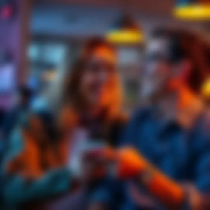 Two friends enjoying a moment together, emphasizing the value of personal connections over digital currency.