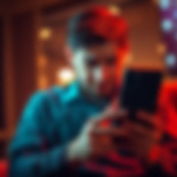 A person looking stressed while holding a smartphone, showing frustration over a pending wire transfer issue with Kraken Support.