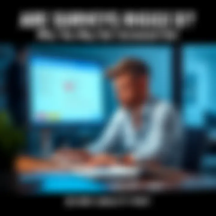 A person sitting at a desk, looking frustrated at a computer screen with survey questions, symbolizing the feeling of being screened out of surveys after investing time