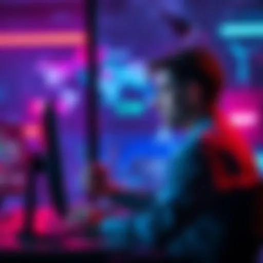 A person sitting at a computer looking frustrated while trying to delete an account