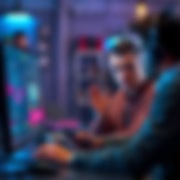 Developers looking at a computer screen with broken ad links showing frustration over Android ads not functioning properly