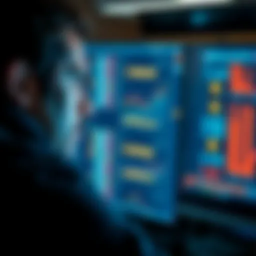 Frustrated cryptocurrency user User looking at a screen displaying cryptocurrency balances with a worried expression