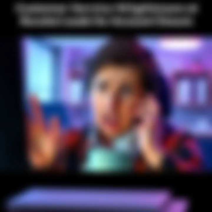 A person looking upset while on a video call, showing frustration over customer service issues with a bank.