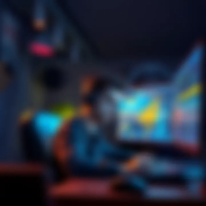 A gamer sits at their desk, looking frustrated while attempting to complete a monthly challenge on their screen.