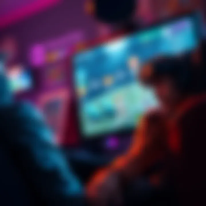 A gamer looking upset while watching a long advertisement on their screen during a match in Pixel Flow.