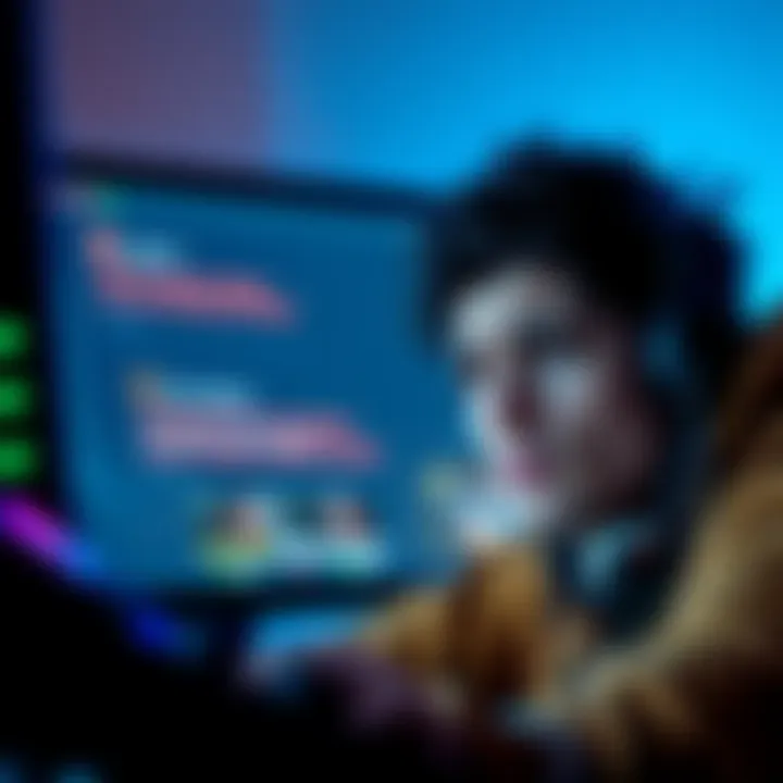 A gamer looks upset while staring at a screen showing error messages about game progress not tracking properly