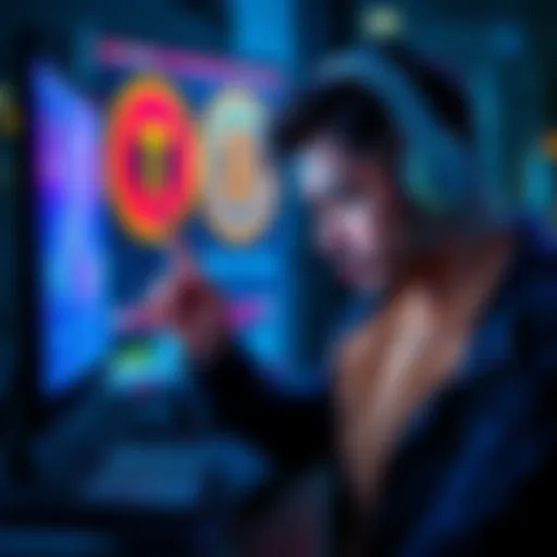 A person looking at a screen showing low Pi rewards from KYC validation, showing frustration