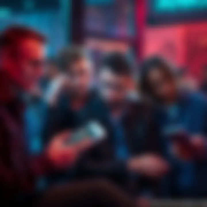 Group of people expressing frustration about the lack of updates on the ANKR token with digital devices