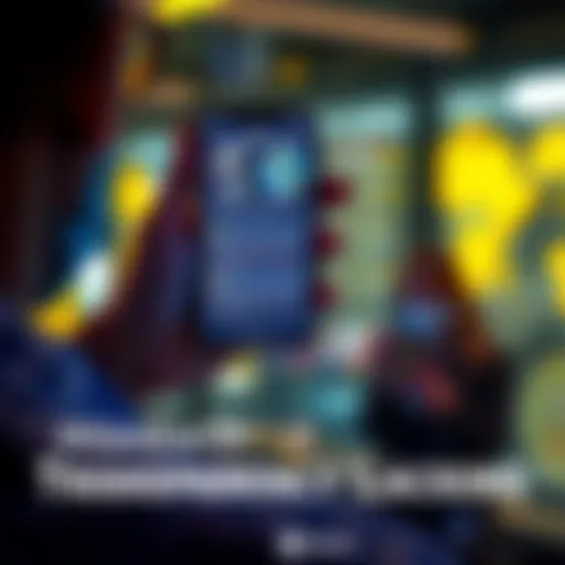 Person looking at a phone with app updates A frustrated person holding a smartphone, showing the Atlas Earth app with confusing updates on screen, expressing the need for clearer communication.