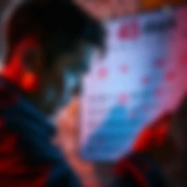 A person with a stressed expression looking at a calendar with missed dates marked, symbolizing regret over not checking in daily for 45 days.