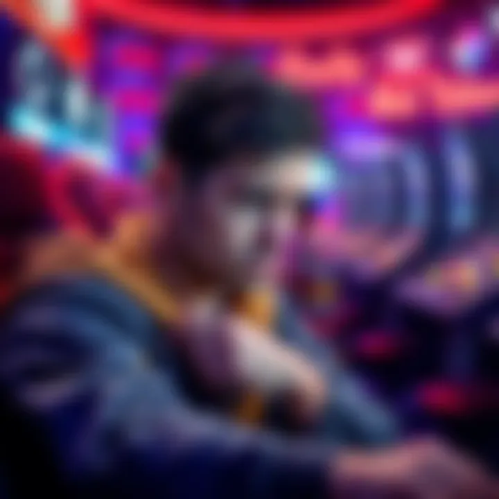 A gamer appearing frustrated as they scroll through unused bid tokens on a gaming interface, expressing dissatisfaction with the current gaming system.