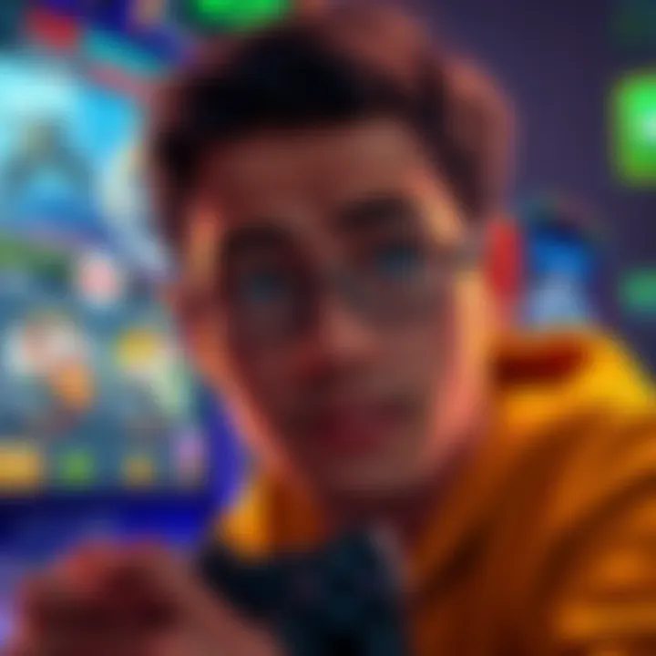 A gamer looks disappointed while playing a mobile game filled with ads, showing a screen with advertisements and a challenging game level