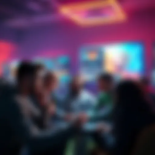 A group of gamers expressing frustration over new UI changes that make legendary items appear less special, with screens showing the updated interface in the background.