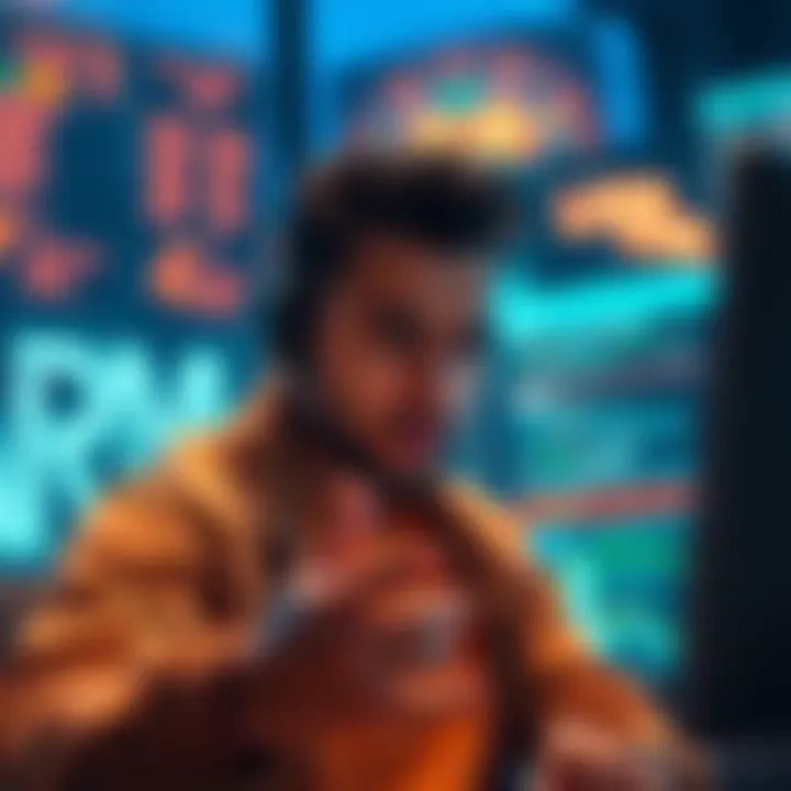 A person showing frustration while looking at their computer screen, depicting issues with the AMP program and Challenge Ladder.