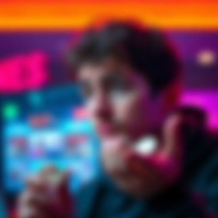 A person looks frustrated while holding bid tokens, wishing for better conversion options like Atlas Bucks or diamonds.