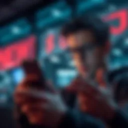 User frustrated with Kraken withdrawal A person looks upset while checking a financial app on their phone, showing a blocked withdrawal message.
