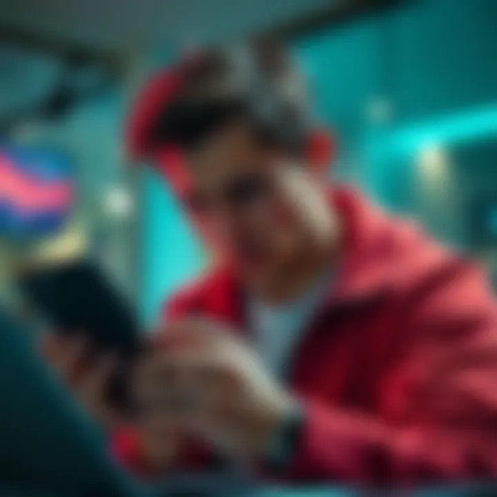 Person looking upset while using a phone, symbolizing frustration with a failed money transfer