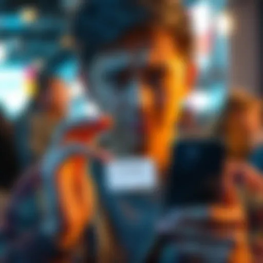 A young person looking frustrated while holding a phone, displaying the verification message from a +18 app