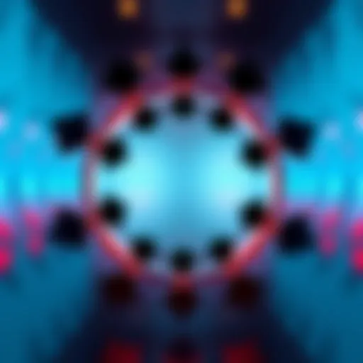 Circle Symbol with Arrows A circle made of arrows symbolizing the concept of 'Full Circle' in 2025, representing change and personal journeys.