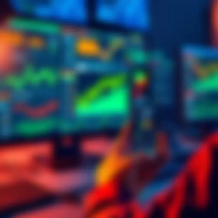 A person managing funds on multiple financial applications displayed on a computer and smartphone, highlighting the complexity of using dexes and yield platforms.