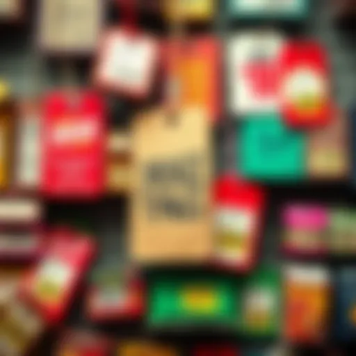 A collection of humorous price tags showing odd valuations on various products, inviting laughter and discussion.