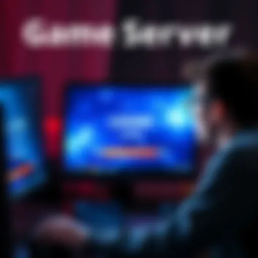 A person looks frustrated while trying to connect to a game on their computer, with a loading screen displayed.