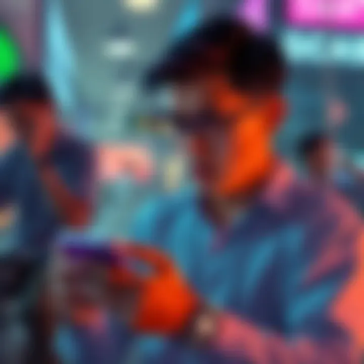 A person looks confused while checking their phone for GCash wallet balance after sending USDT funds