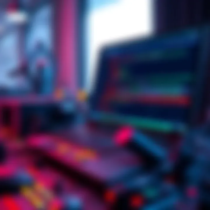 A digital representation of GCScript and the Universal Dapp Connector being used to create decentralized applications within the Cardano community, showing code and user interface elements on a comput...