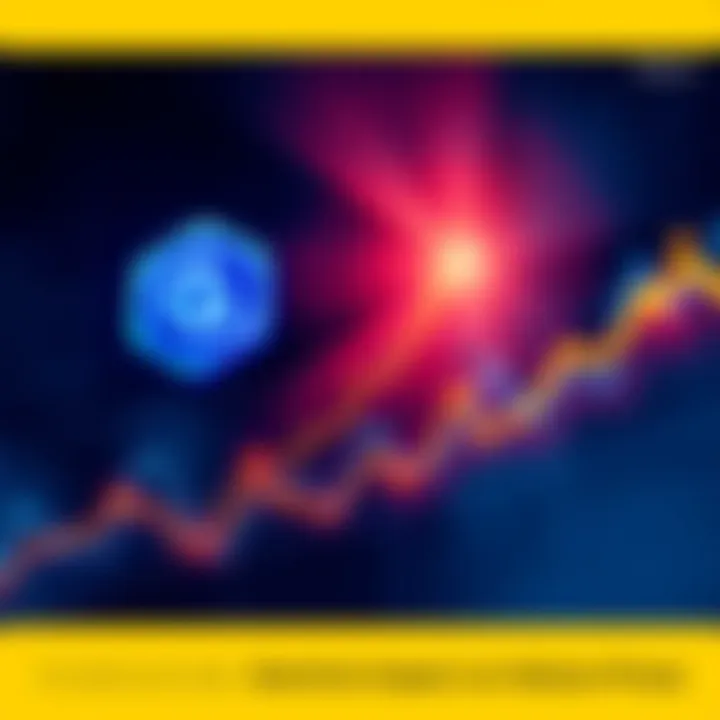 A graphic showing Gemini's logo impacting Solana's price chart, with upward trends and excited investors.