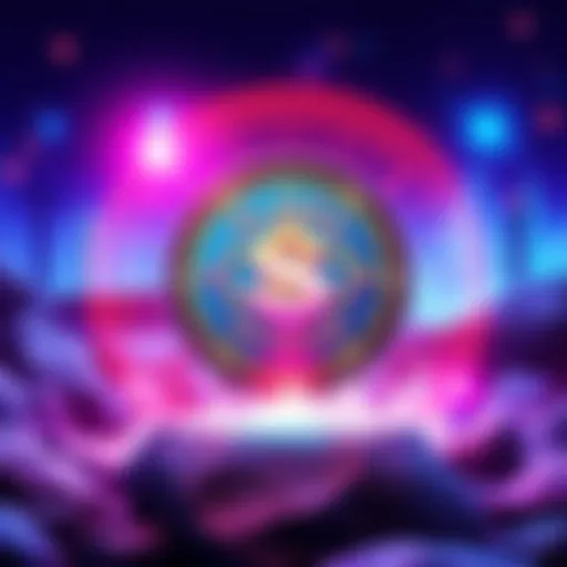 Visual representation of GIGA memecoin concept with vibrant colors and crypto symbols against a Solana background