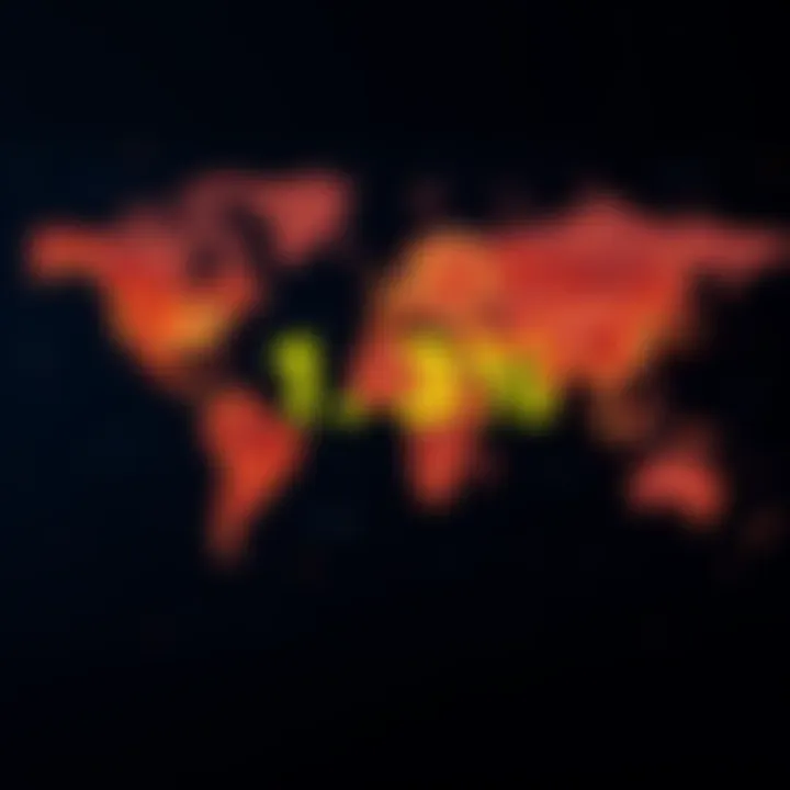 A world map highlighting the small percentage of people who own Bitcoin, with a focus on the 1.3% statistic