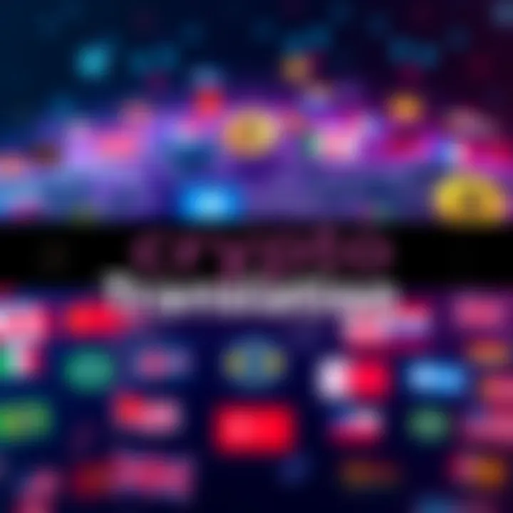 Global Currency Translations Various language symbols representing the word 'crypto' to show its global significance in currency.