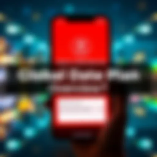 A smartphone displaying the Ultra logo and a global data plan interface, highlighting monthly renewal options