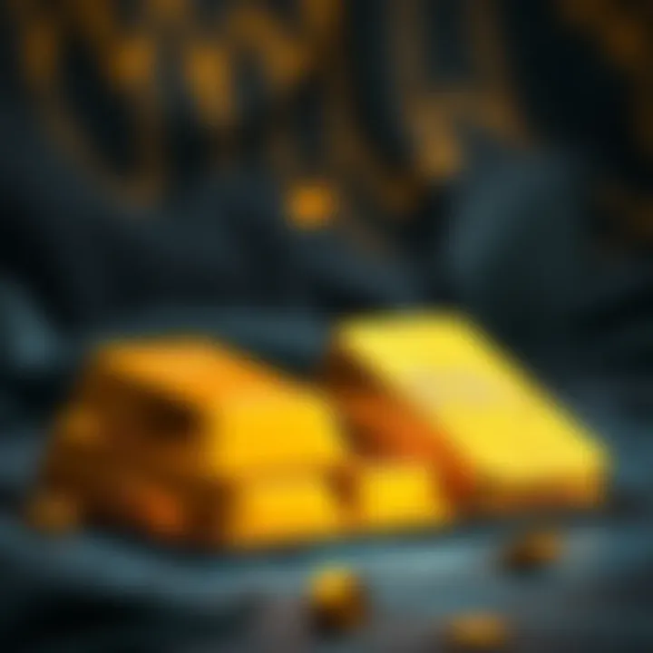 A visual showing gold bars alongside a digital representation of PAXG, symbolizing the shift of investment from altcoins to tokenized gold.