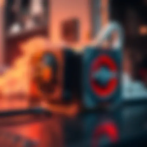 A side-by-side view of the 4060 GPU and AMD Ryzen 5 5600X3D processor showcasing their mining capabilities