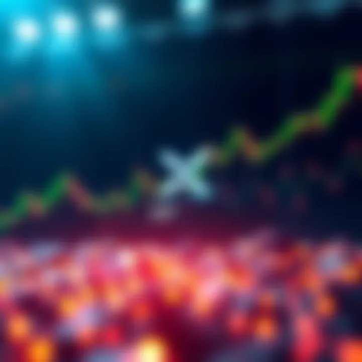 An announcement of the Grayscale XRP Trust ETF launch with a visual of rising cryptocurrency graphs and XRP logo